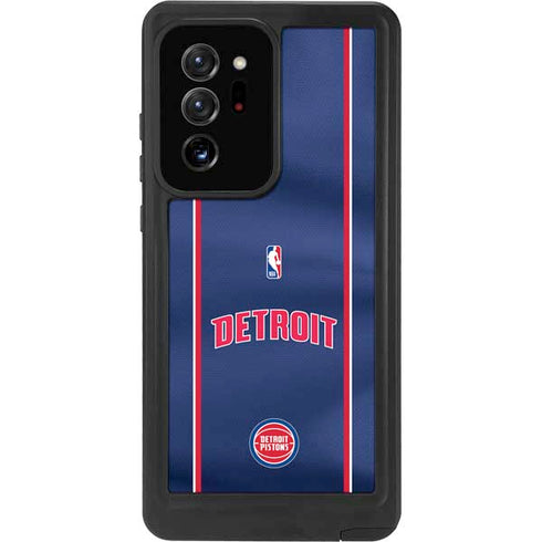 NBA Detroit Pistons Jersey Galaxy Note20 Ultra 5G Waterproof Case